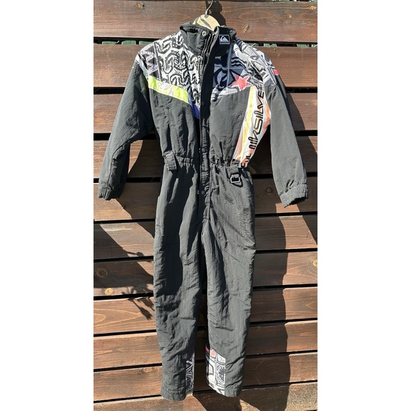 Vintage Y2K 90's Quicksilver Boys Ski Suit Size 12
